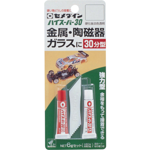 【TRUSCO】セメダイン　ハイスーパー３０　６ｇセット／ブリスター　ＣＡ－１９２